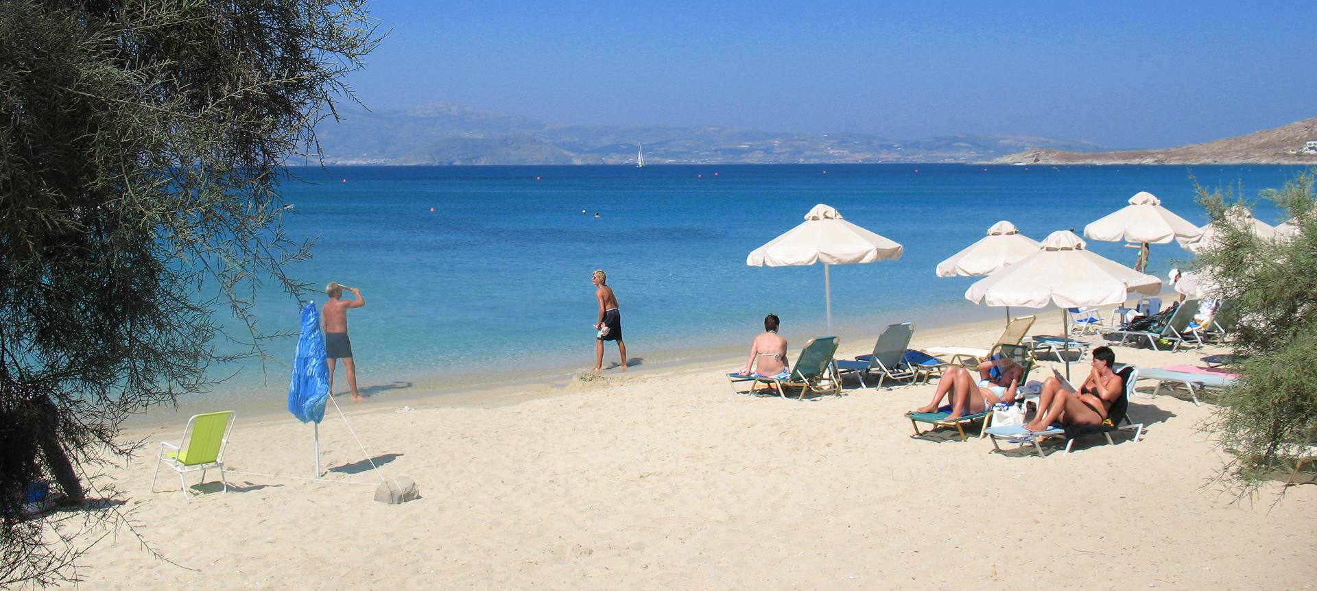 Agios Prokopios Beach in Naxos Greece